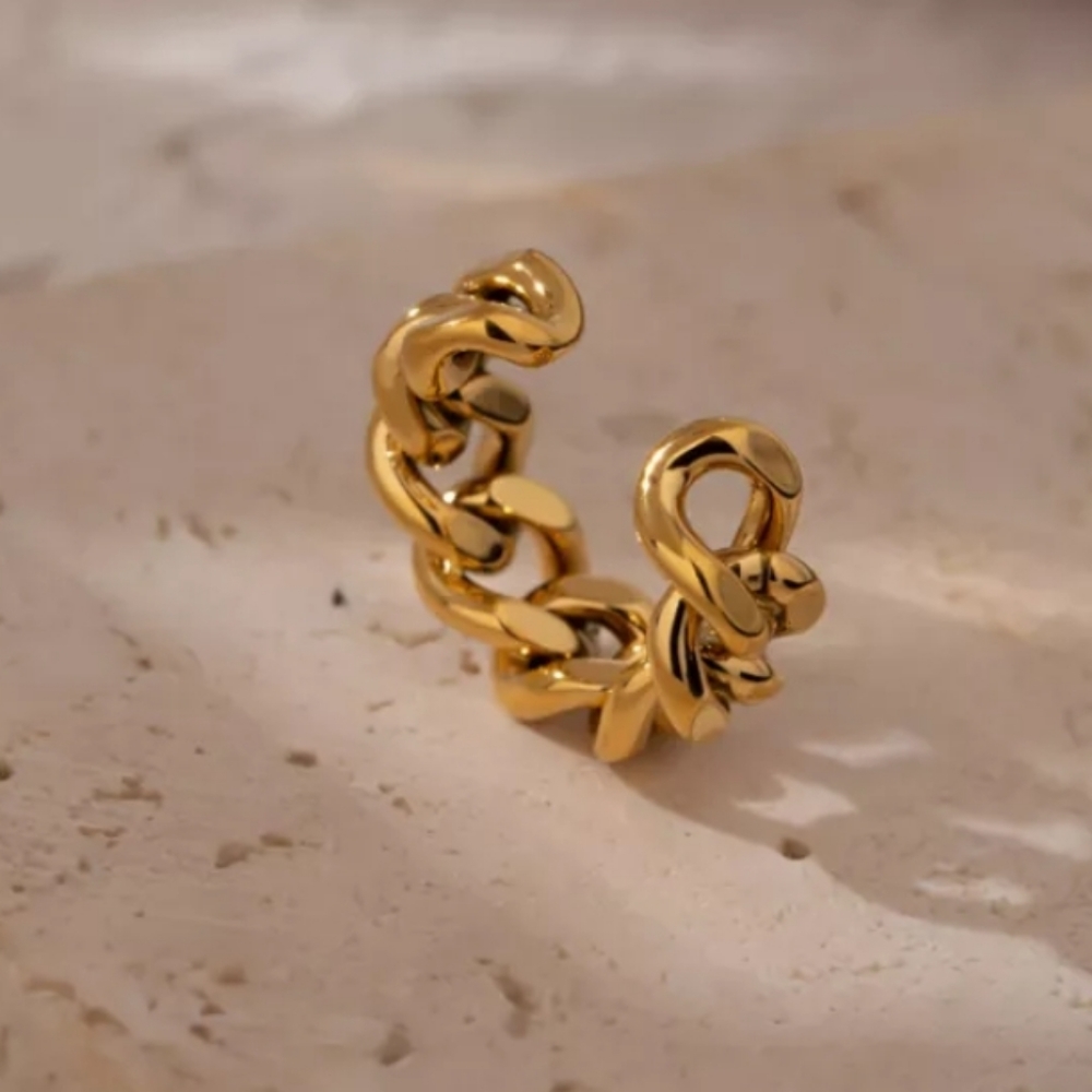 Chain link ring; nwot - Picture 7 of 8